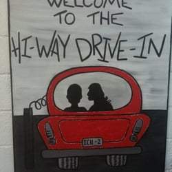 Welcome to the Hi-Way Drive-In sign