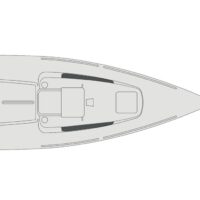 top deck illustration of a Beneteau First 24 sailboat