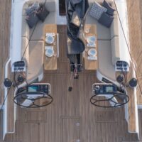 Beneteau First Yacht 53 overhead view of helm