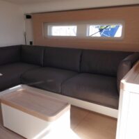 Beneteau First Yacht 53 saloon couch