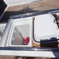 Beneteau Oceanis 46.1 deck compartment