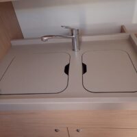 Beneteau Oceanis 46.1 double sink covered