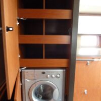 Beneteau Oceanis Yacht 62 laundry with washer