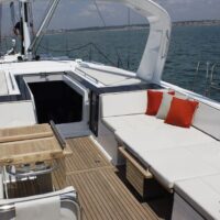 Beneteau Oceanis Yacht 62 deck couch