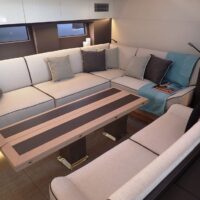 Beneteau Oceanis Yacht 62 saloon couches