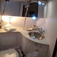 Catalina Yachts 315 head with sink