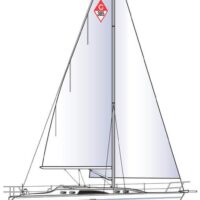 technical illustration of a Catalina Yachts 385