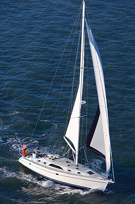 Catalina Yachts 445 in open waters