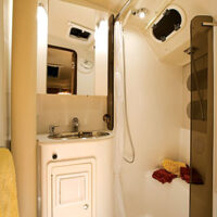 Catalina Yachts 445 head with shower