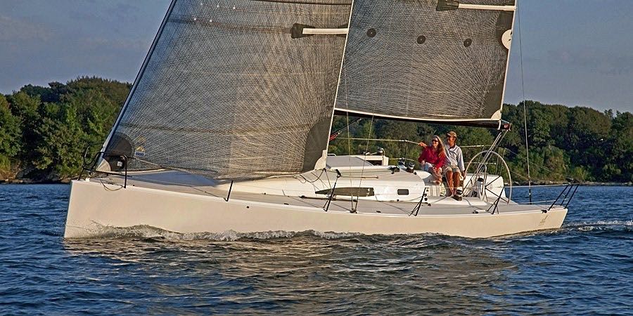J Boats J/111 with full sails