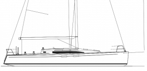 j112 J Boat line drawing side view