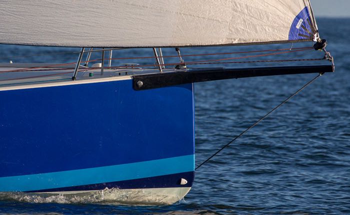 J Boats J/99 bow in blue