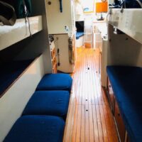 1973 Mull 54 bunks and seating