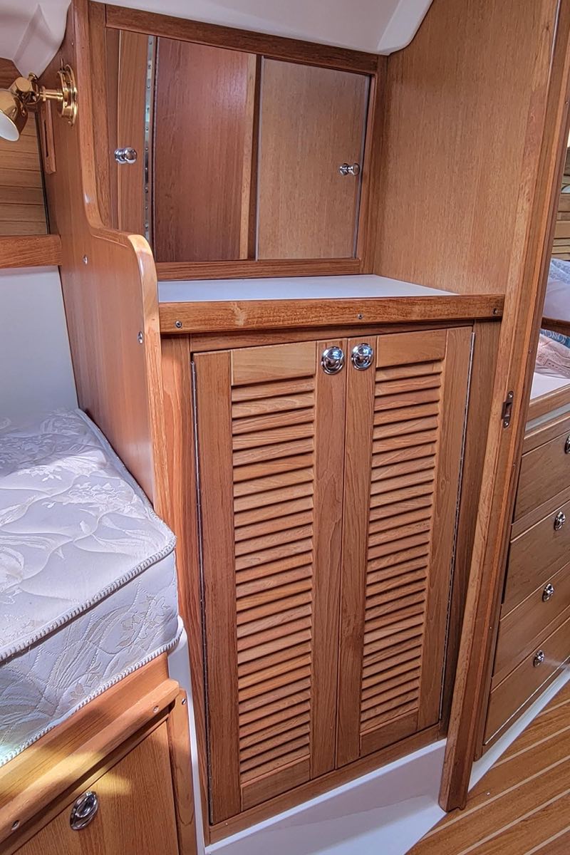2006 Catalina 36 MK II storage by staterooms