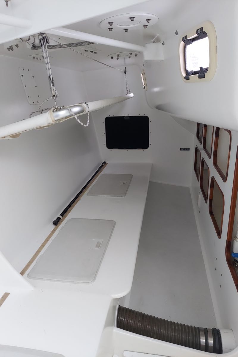 1999 Nelson Marek Custom 40 sailboat interior