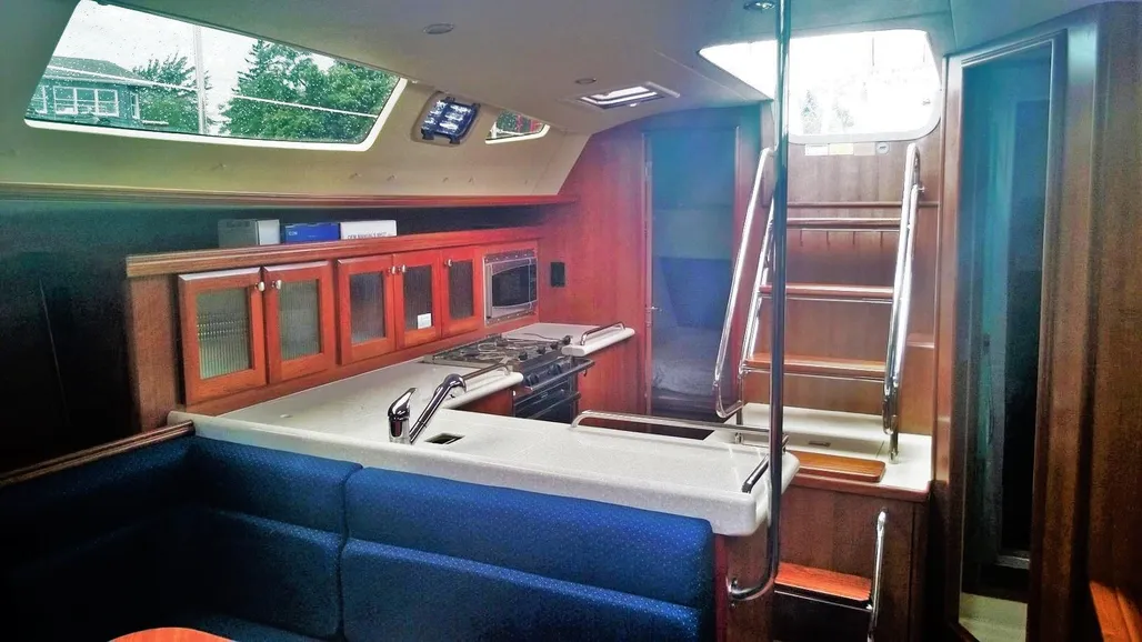 2015 Marlow-Hunter 37 sailboat interior cabin galley