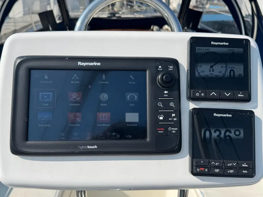 1980 C&C 32 sail boat navigation system