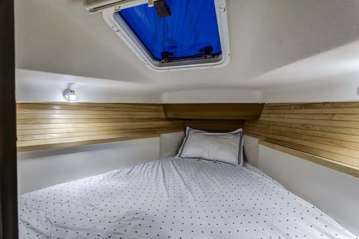 Catalina 316 sailboat interior stateroom