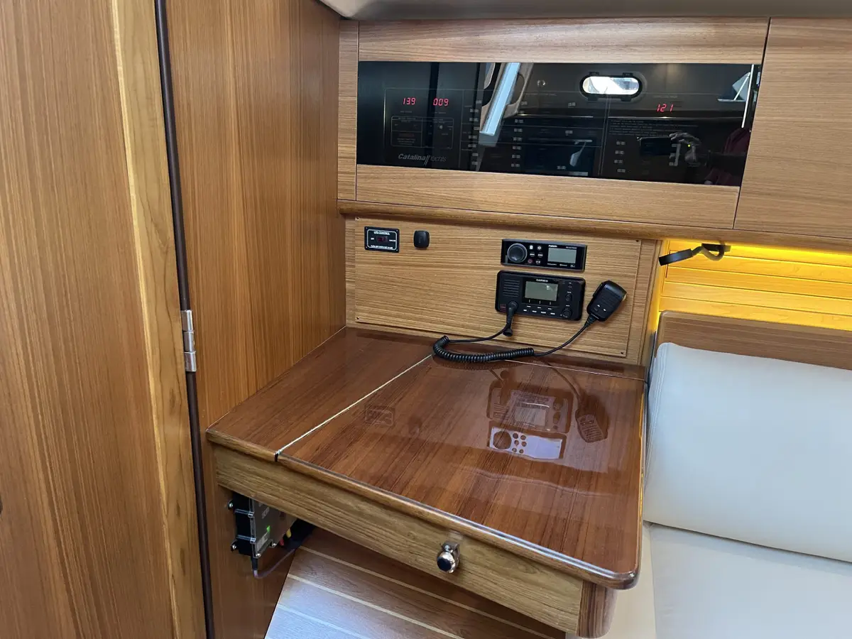 Catalina 386 sailboat interior navigation