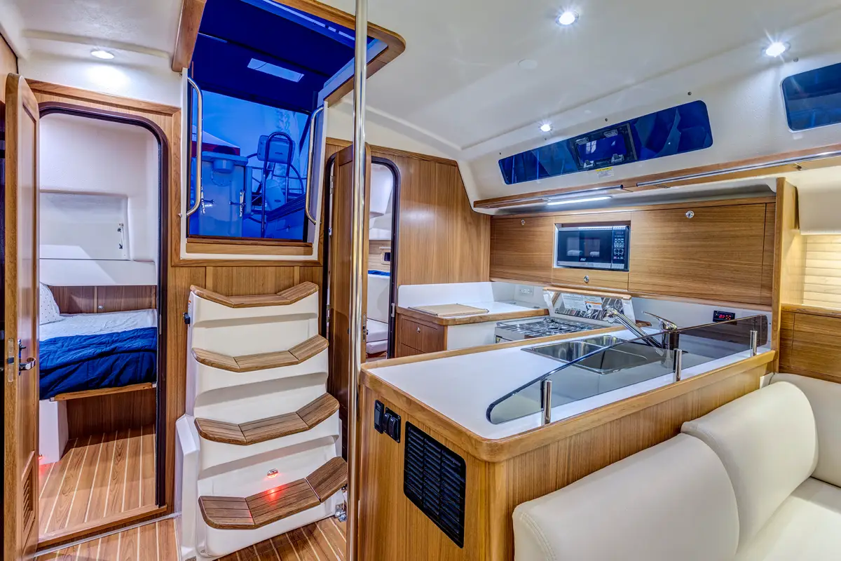 Catalina 426 sailboat interior