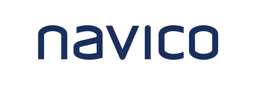 The Navico logo, a stylized wordmark in dark blue, lowercase, sans-serif letters.